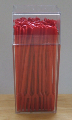 Snack Forks - Red - Pick Pack