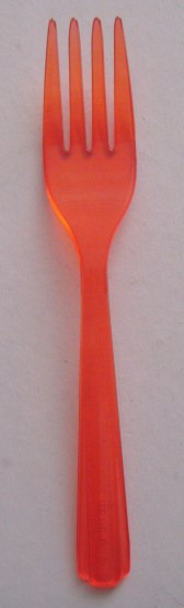 Fork - Heavy Weight - Translucent Red