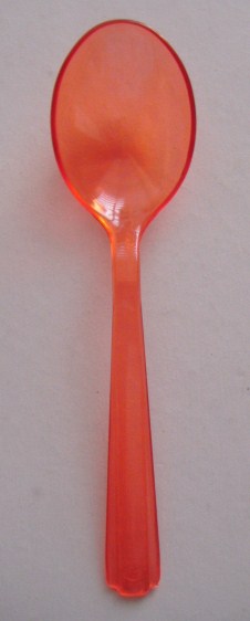 Soup Spoon - Heavy Weight - Translucent Red